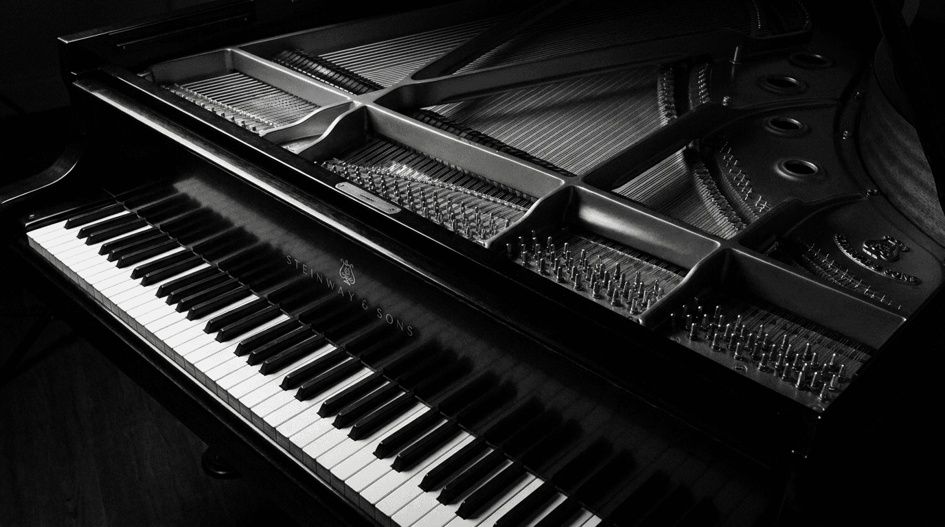 Grand piano keys